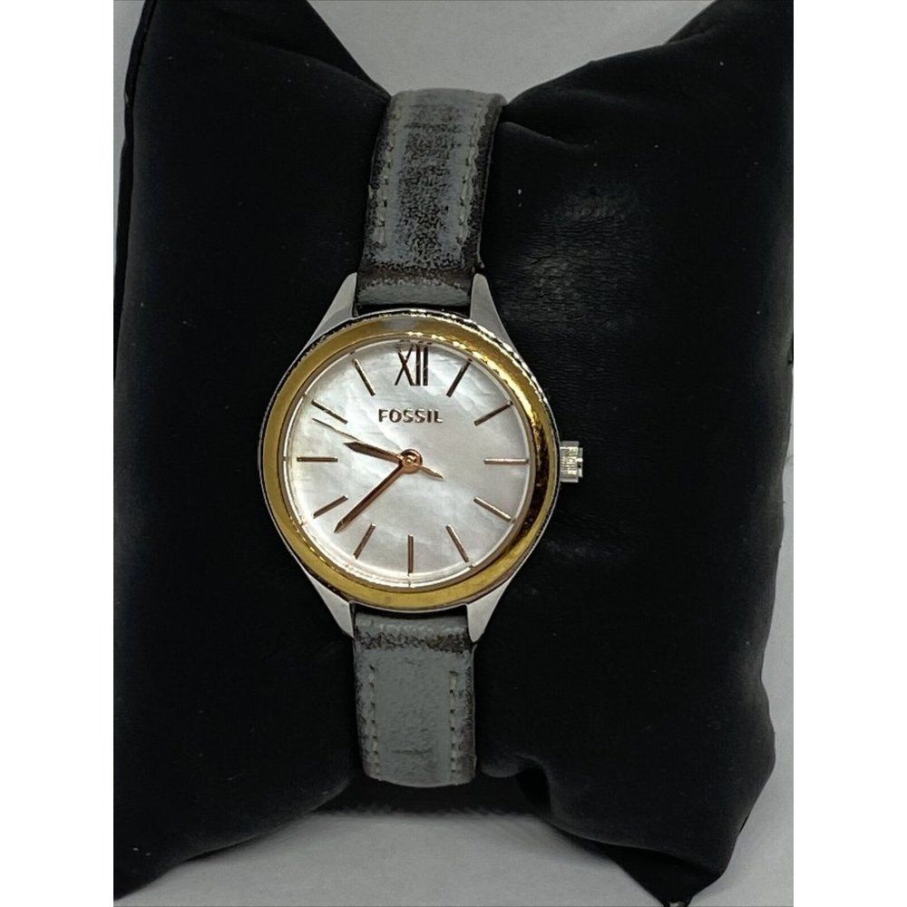 Fossil Suitor Mini BQ3135 Women's Gray Leather Ana